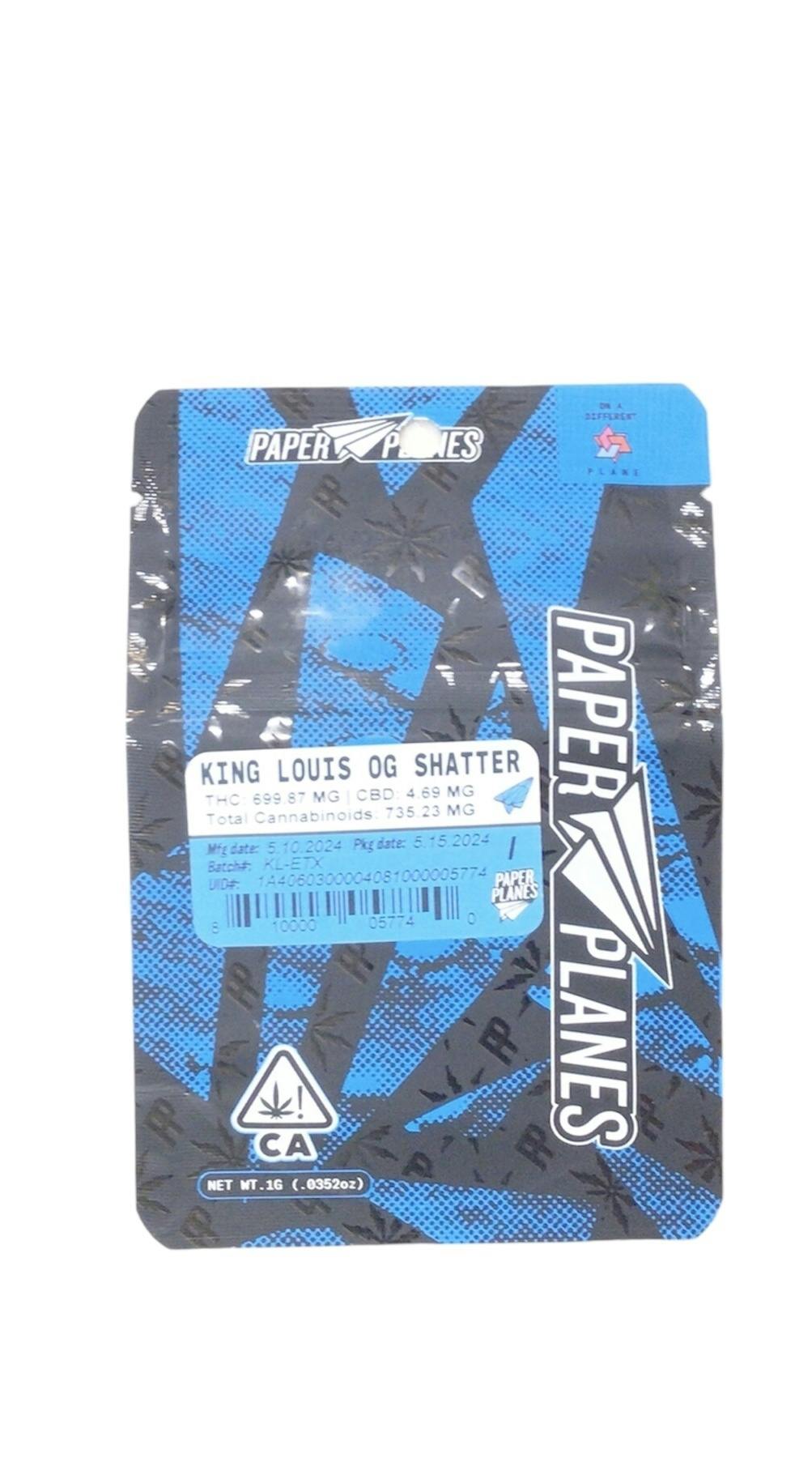 Photograph of product: Paper Planes- King Louis OG