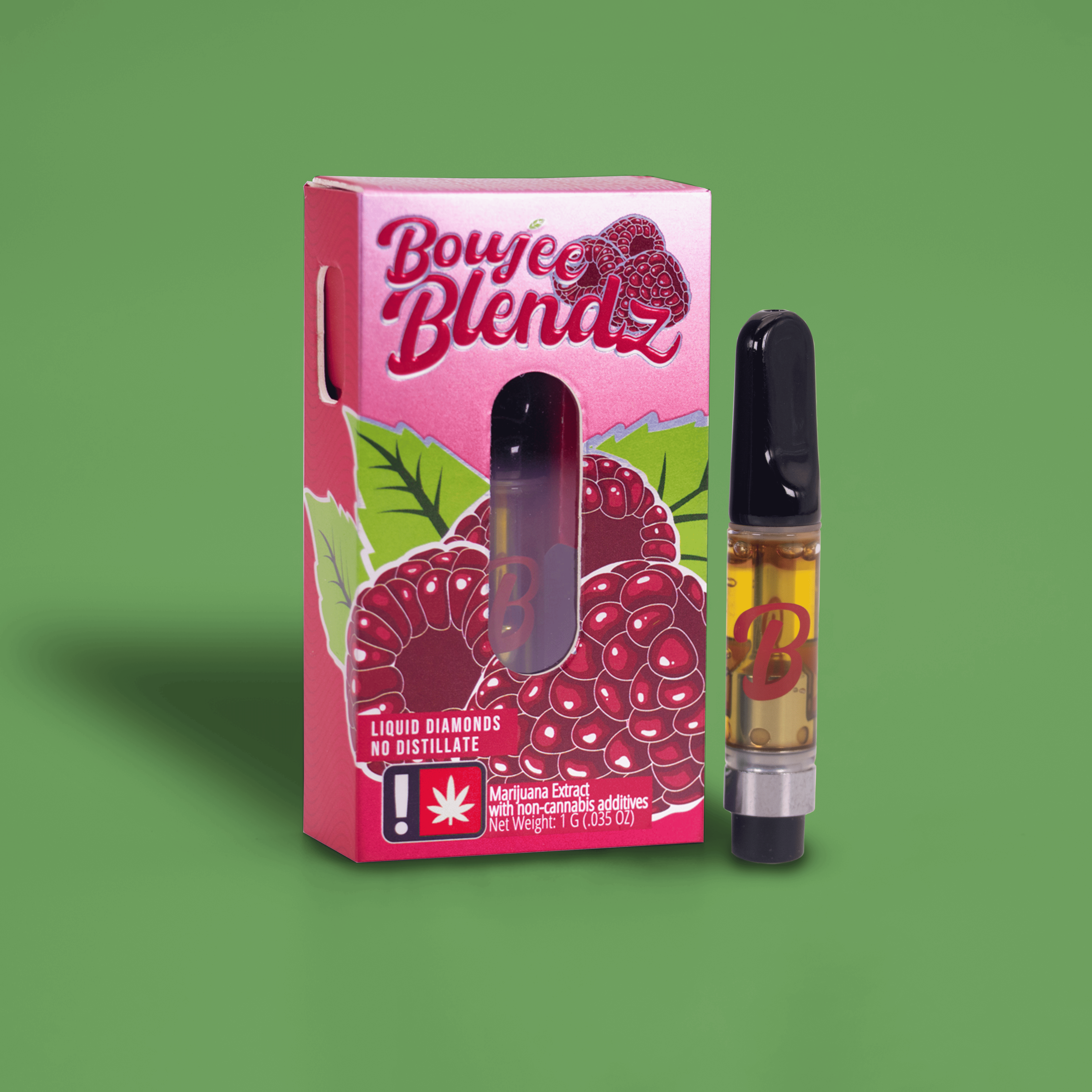 Photograph of product: Boujee Blendz - Red Raspberry - 1g Cart