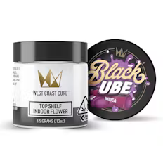 Photograph of product: BLACK UBE | WCC 3.5G TOP SHELF INDICA
