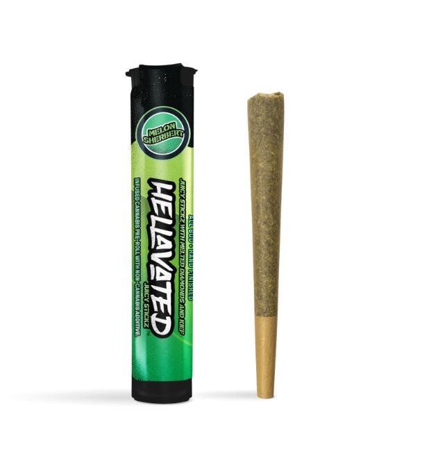 Photograph of product: Melon Sherbert (H) - Infused Pre-Roll