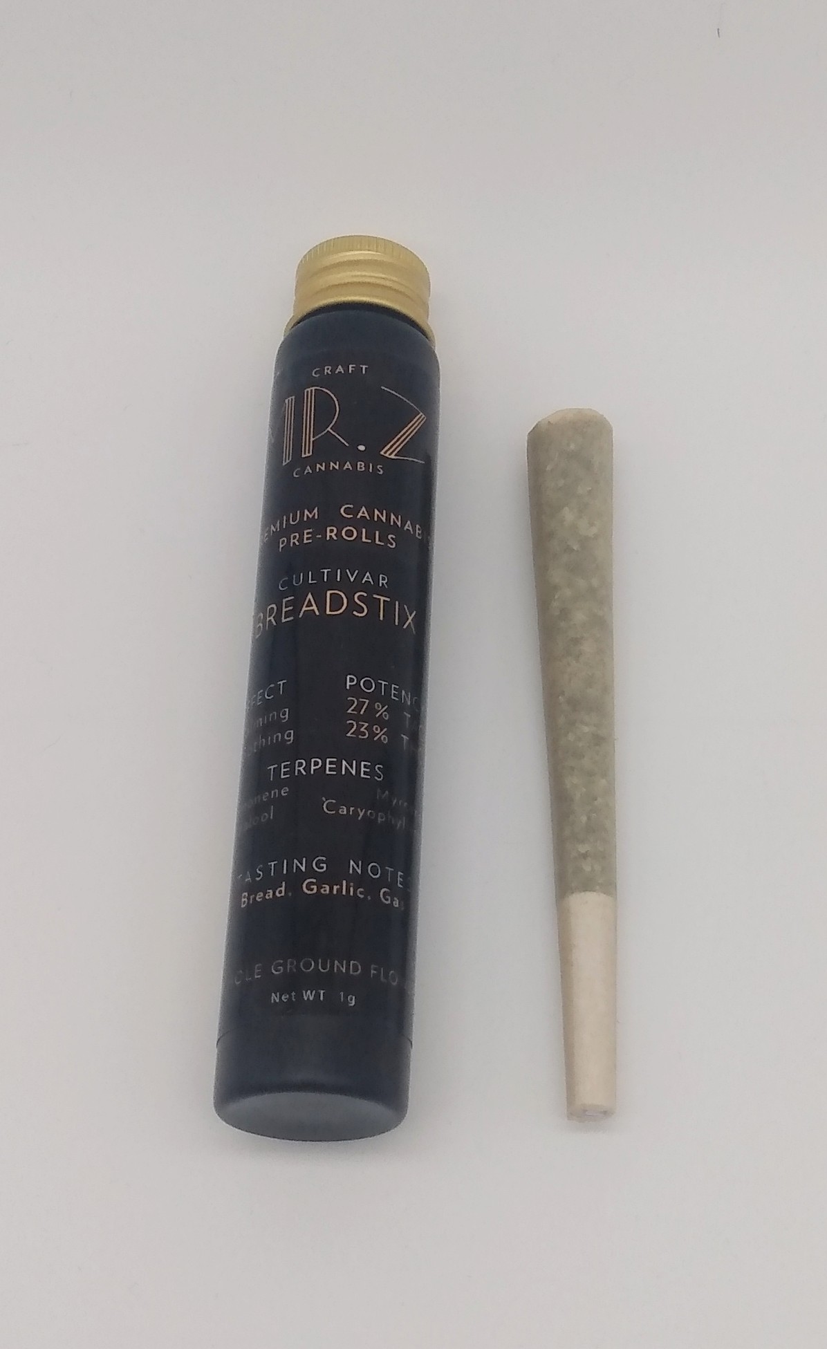 Photograph of product: Mr. Z | Breadstix | Pre-Roll | 1g | 23% TH-oui