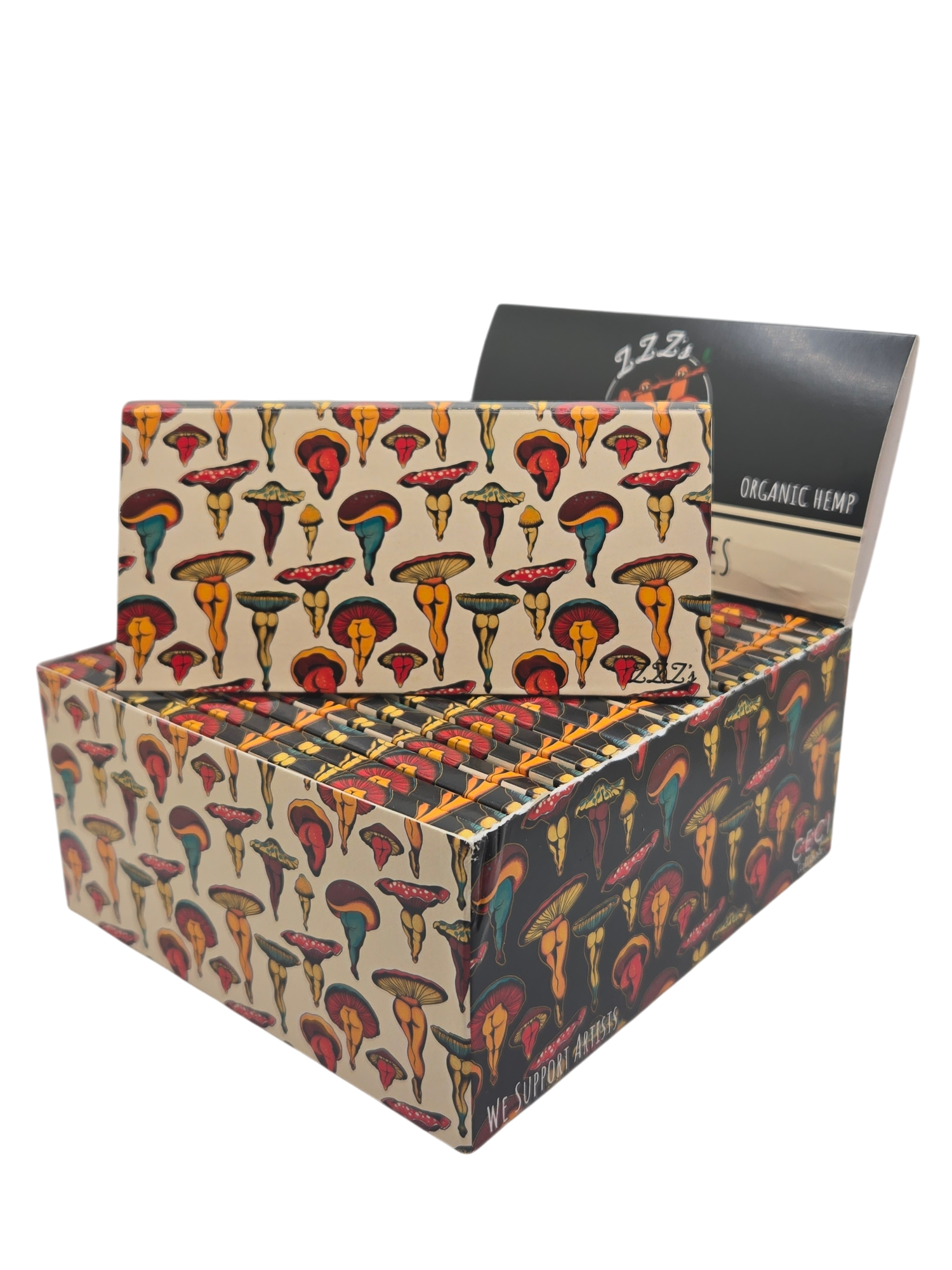 Photograph of product: King Size | "Shroom Booties" | Slim Papers + Tips