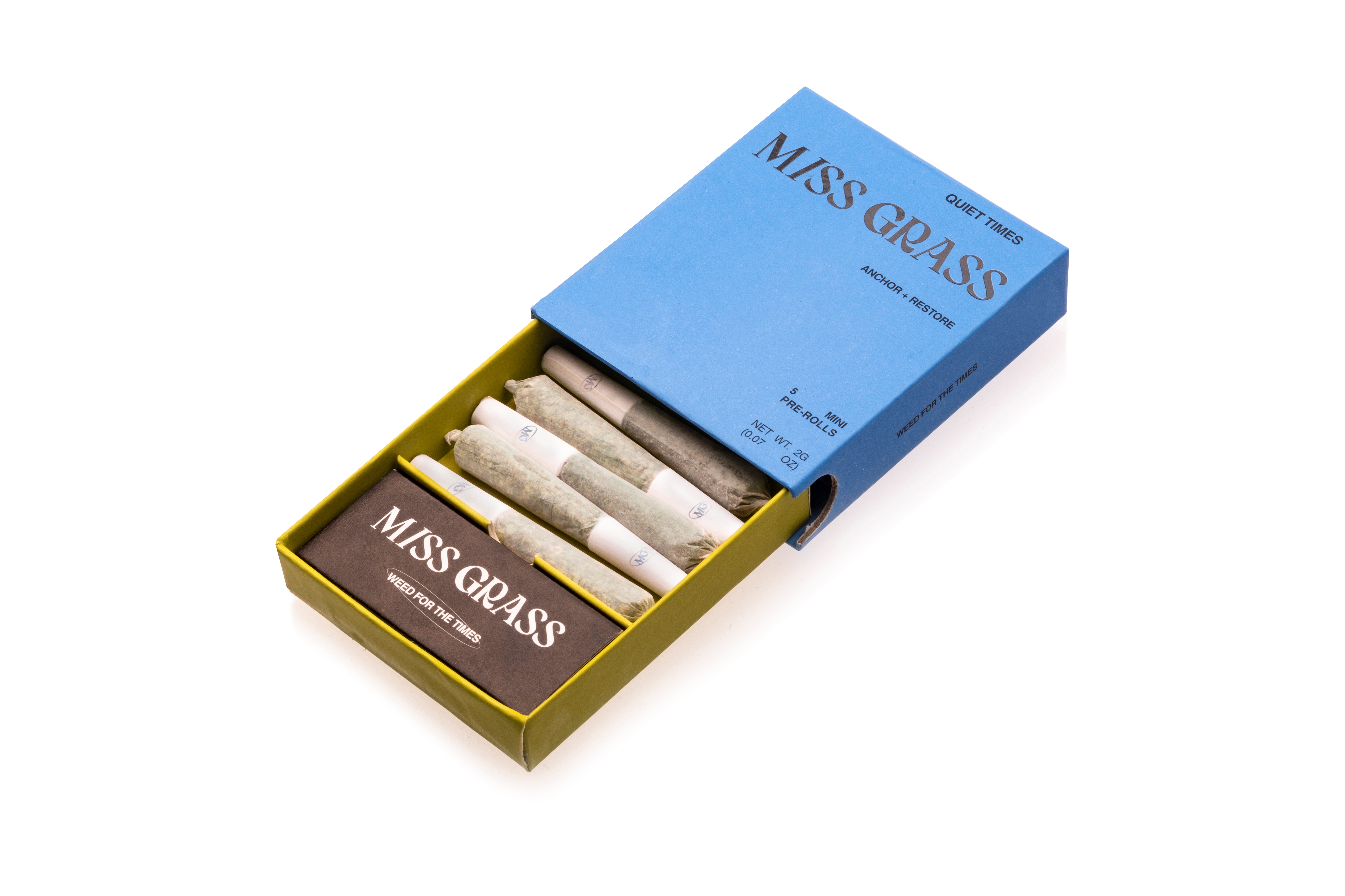 Photograph of product: Miss Grass Quiet Times Pre-roll 5pk (REC)