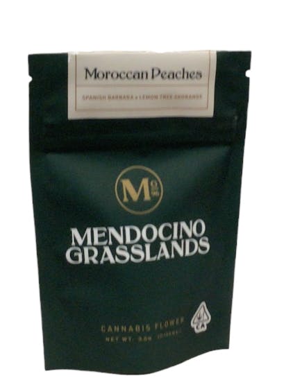 Photograph of product: Mendocino Grasslands - Moroccan Peaches 3.5g