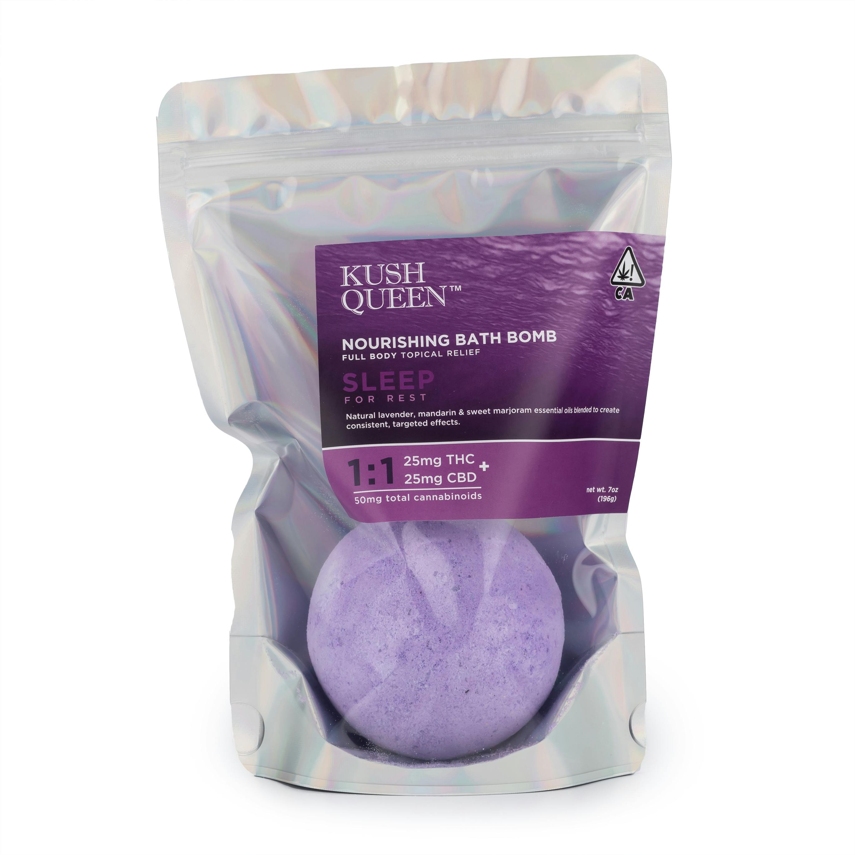 Photograph of Product: Sleep Bath Bomb 1:1 (THC:CBD)