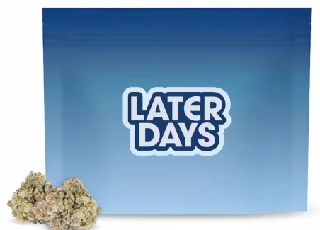 Photograph of product: | Later Days | Peanut Butter Punch | Flower | 3.5g | Hybrid