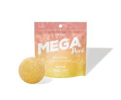 Photograph of product: Gron Mega Pearls - Lemonade - 100mg TH-oui