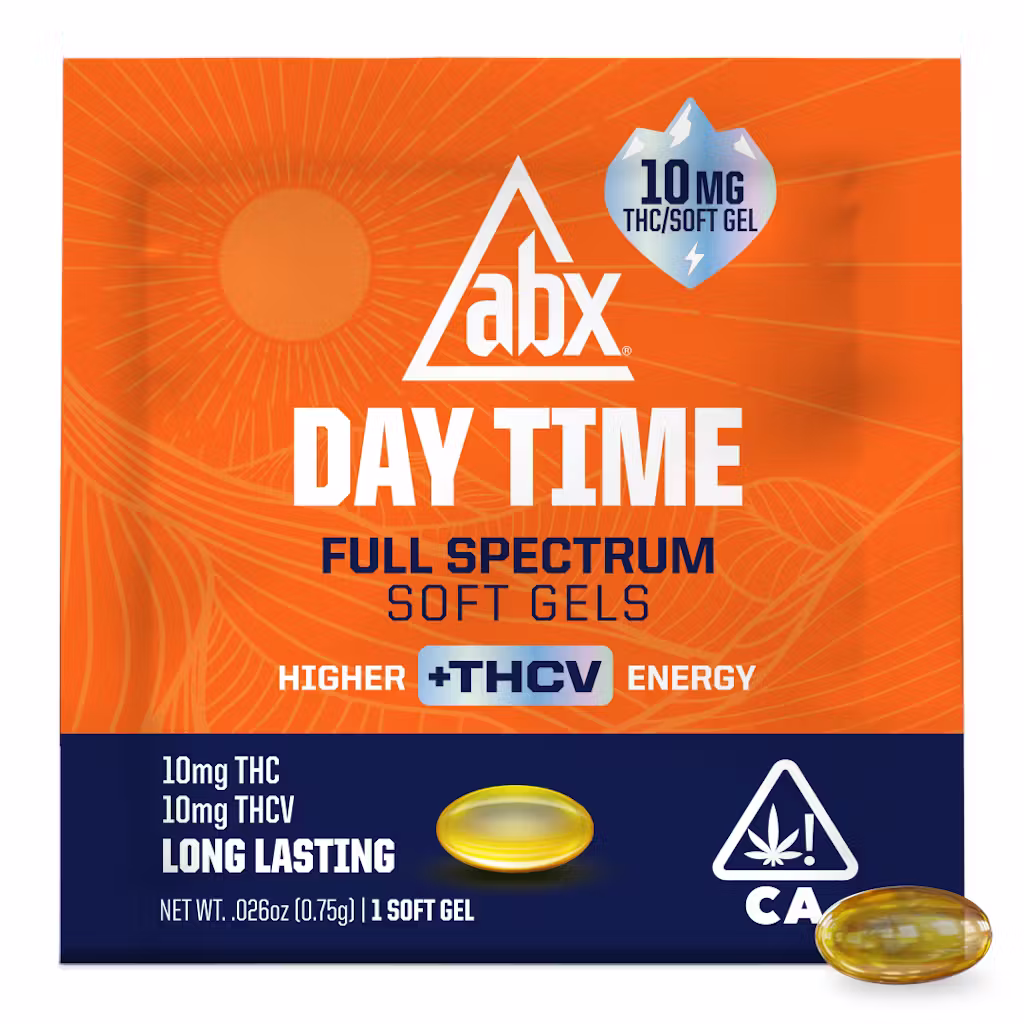 Photograph of product: DAY TIME SOFT GEL | 10MG THC 10MG THCV | 1CT
