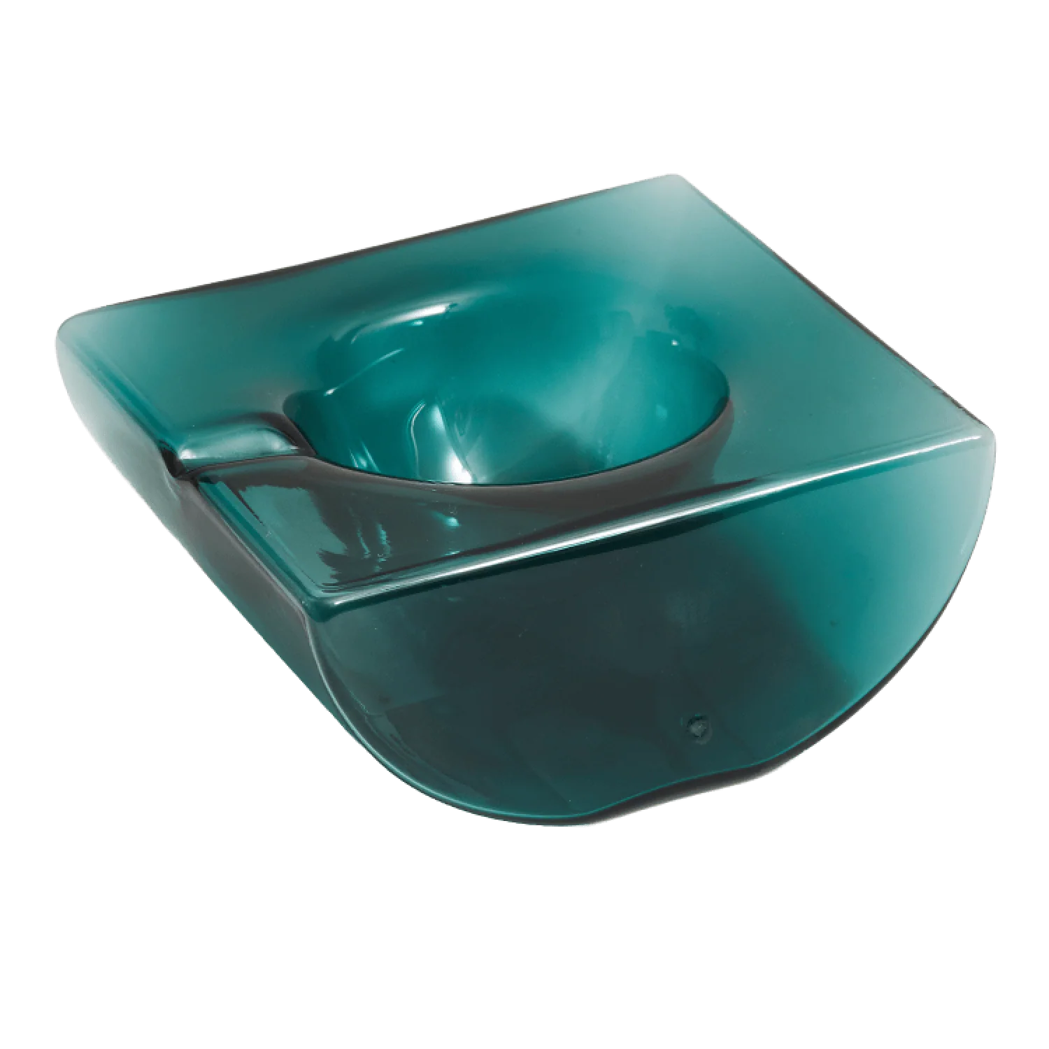 Photograph of product: Half-Circle Ashtray - Teal | Yew Yew