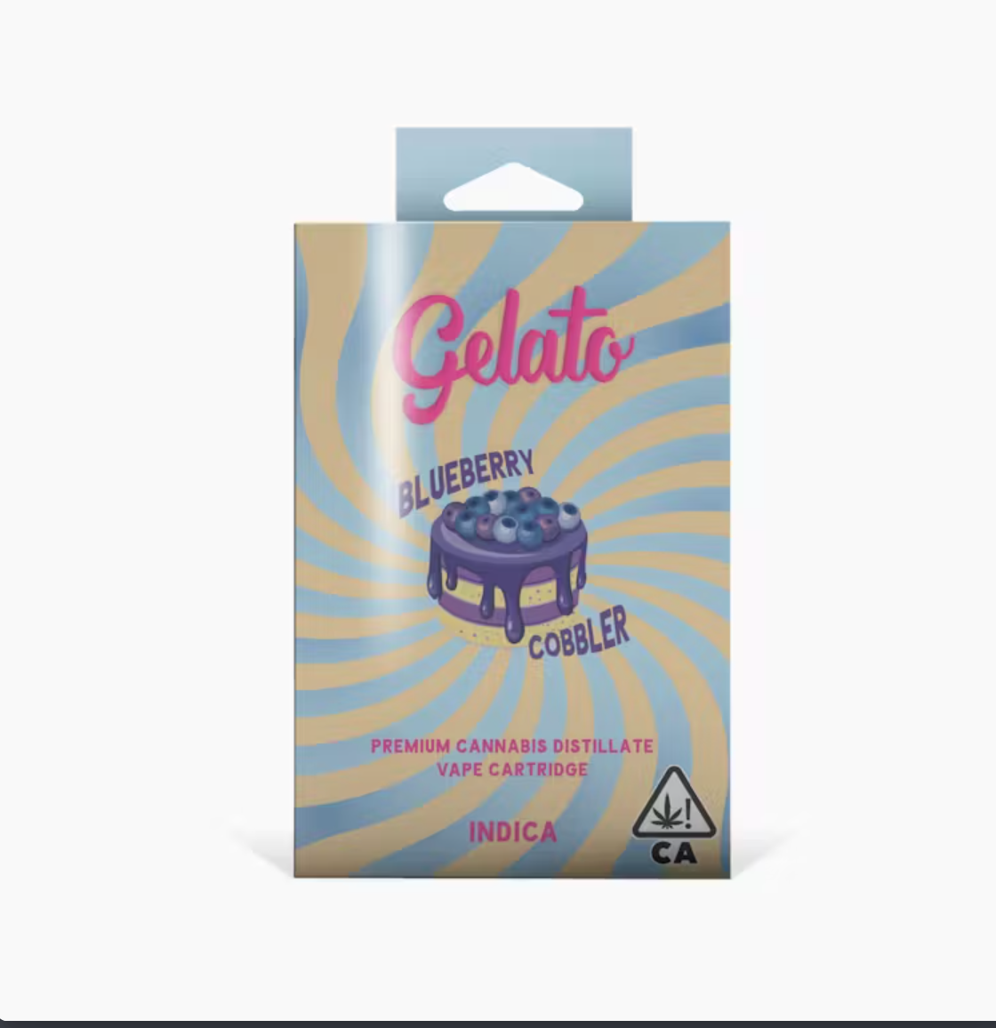 Photograph of product: BLUEBERRY COBBLER 1G CARTRIDGE