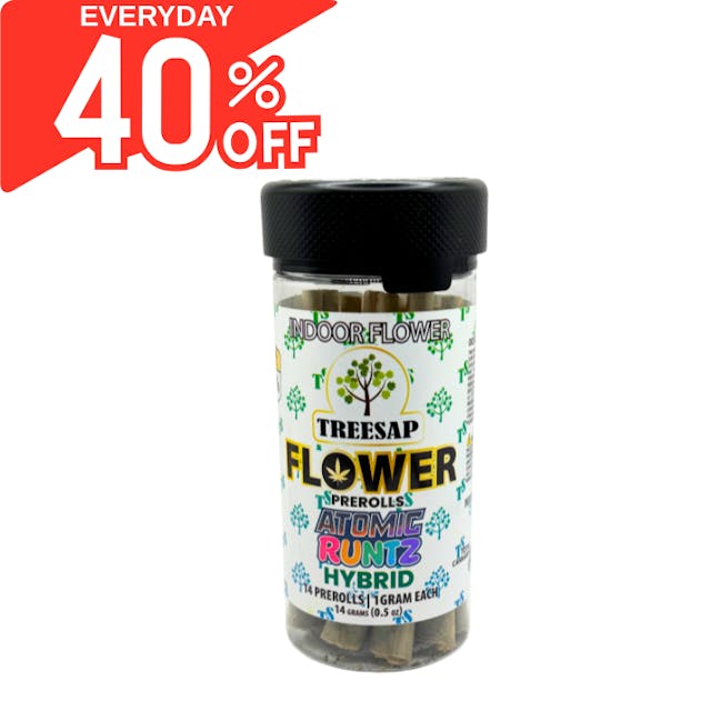 Photograph of product: Treesap - 14PK Prerolls (HYB) - Atomic Runtz - 
