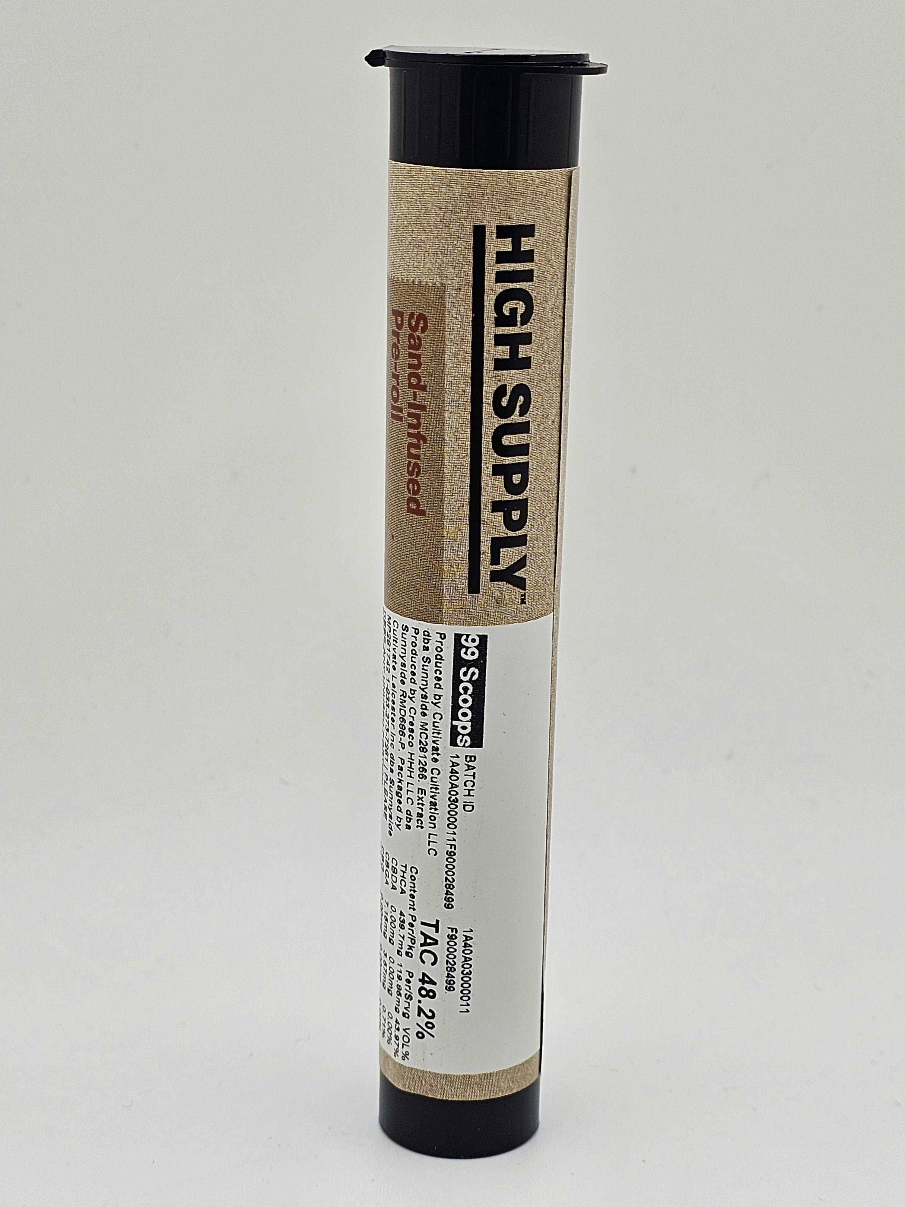 Photograph of product: 99 SCOOPS 2PK SAND INFUSED PREROLL (S)