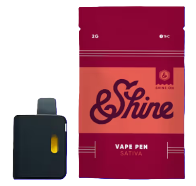 Photograph of product: &SHINE - Strawberry Cough AIO Vape Pen [S]