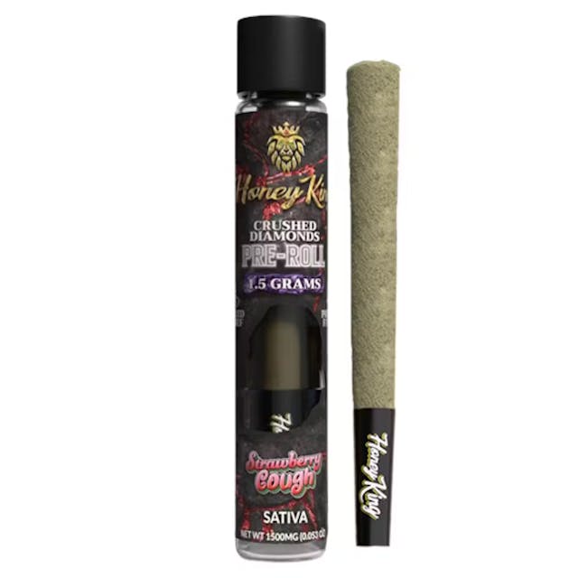 Photograph of product: HONEY KING STRAWBERRY COUGH - 