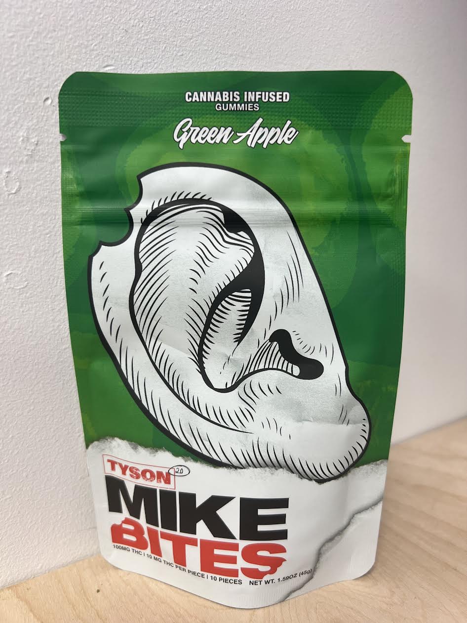 Photograph of product: Tyson 2.0 - Green Apple - 10 mg Pieces 100mg