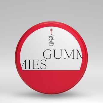 Photograph of product: Cherry Cola (H) - 100mg (20pk) Gummies - Happy Valley