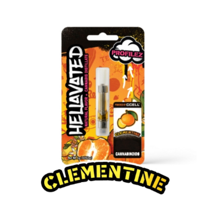 Photograph of product: Hellavated Cloud Bar Clementine Cart