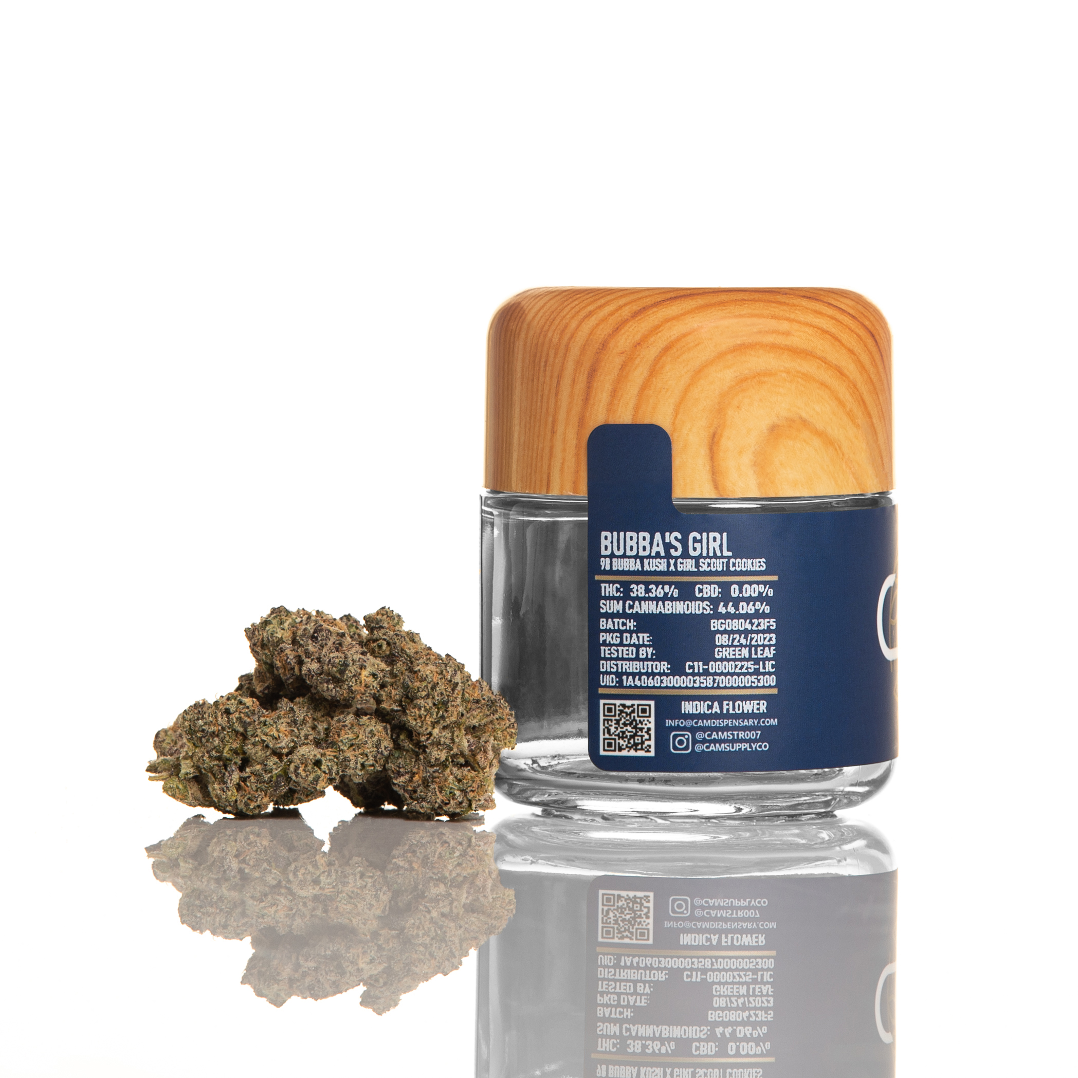 Photograph of Product: CAM | Bubba's Girl | Whole Flower | 7g - 3.5g