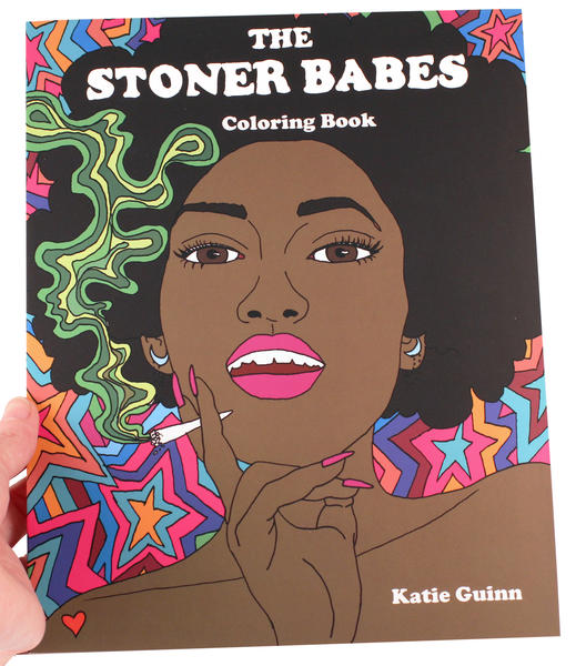 Photograph of product: Stoner Babes Coloring Book