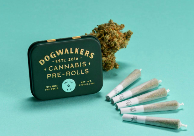 Photograph of product: Brownie Scout .35g Pre-Roll 5pk (1.75g)