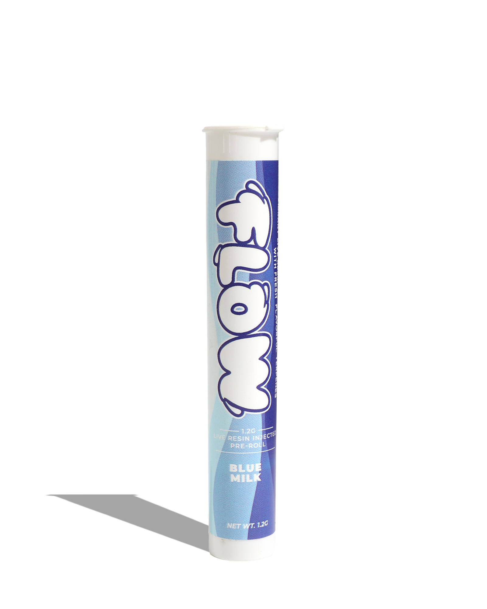Photograph of product: Blue Milk Live Resin Infused Preroll 1.2g