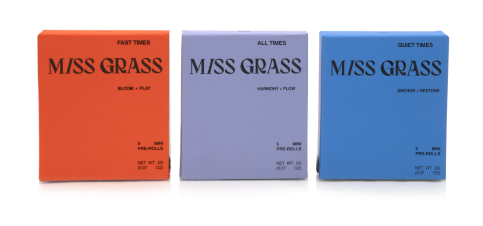 Photograph of product: Miss Grass | Minis -0.4g 5pk (2g Total) - Fast Times - Melted Sherbert | Pre Roll