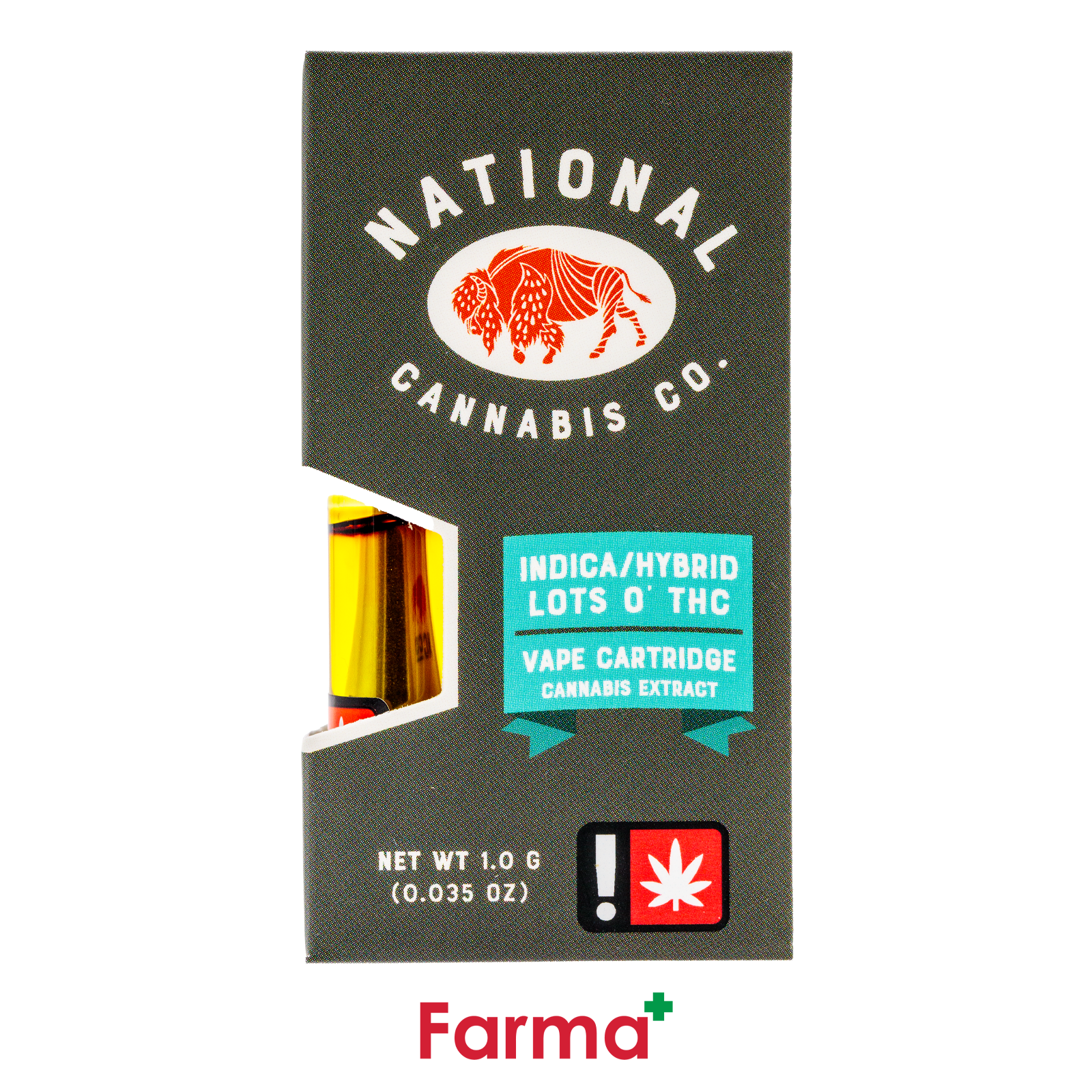 Photograph of product: National Oui'd Cookie Crunch Distillate Cartridge 1g
