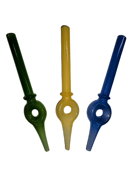 Photograph of product: 6.5" Pastel Donut Dab Straw (Assorted)