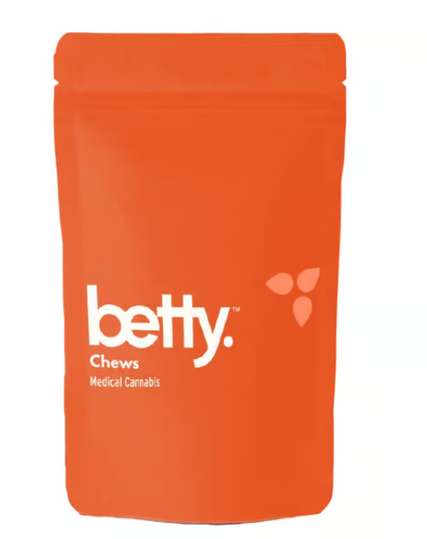 Photograph of product: Betty Sour Apple Gummies 120mg (40mg each | 3 pack)