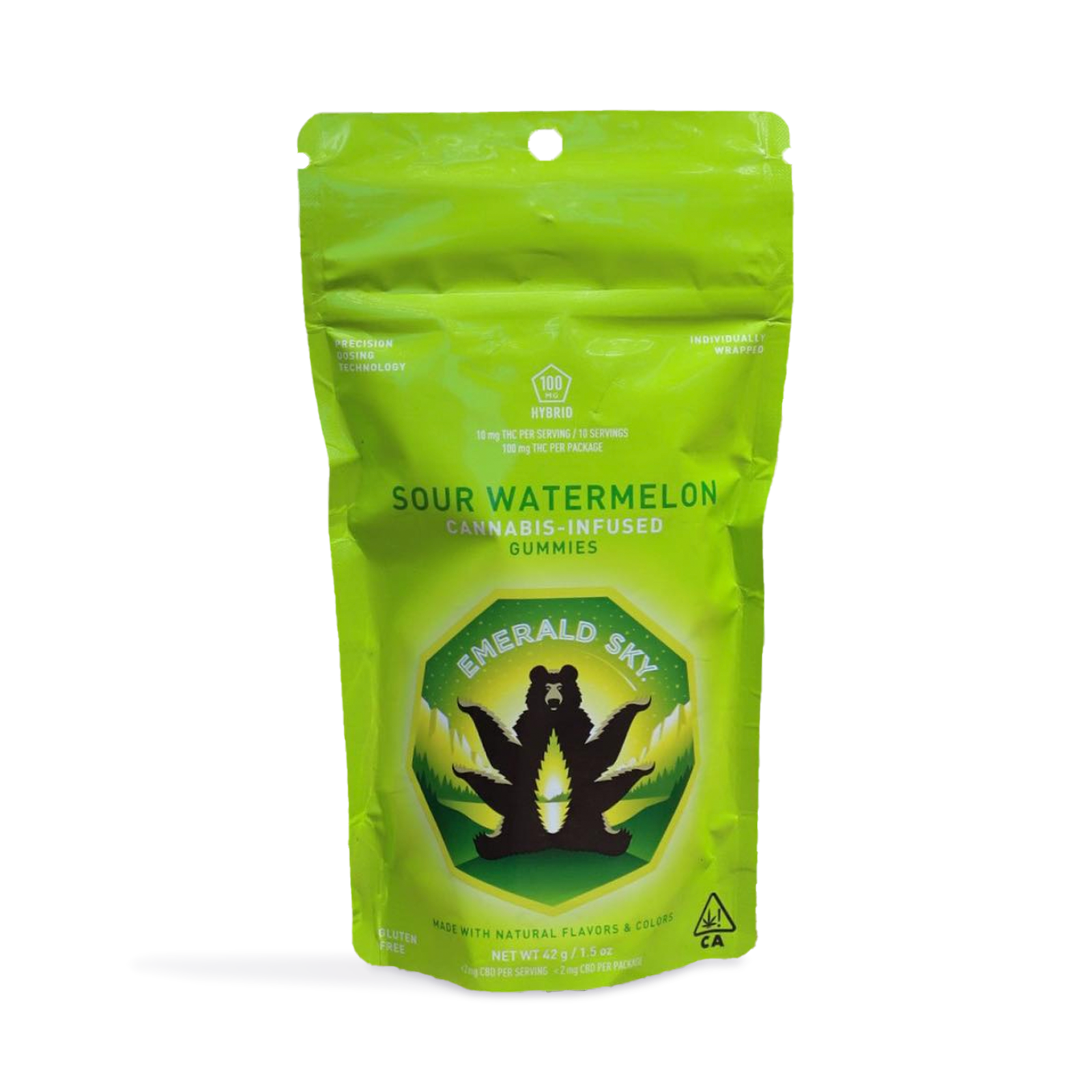 Photograph of product: Sour Watermelon Gummies 10-pack