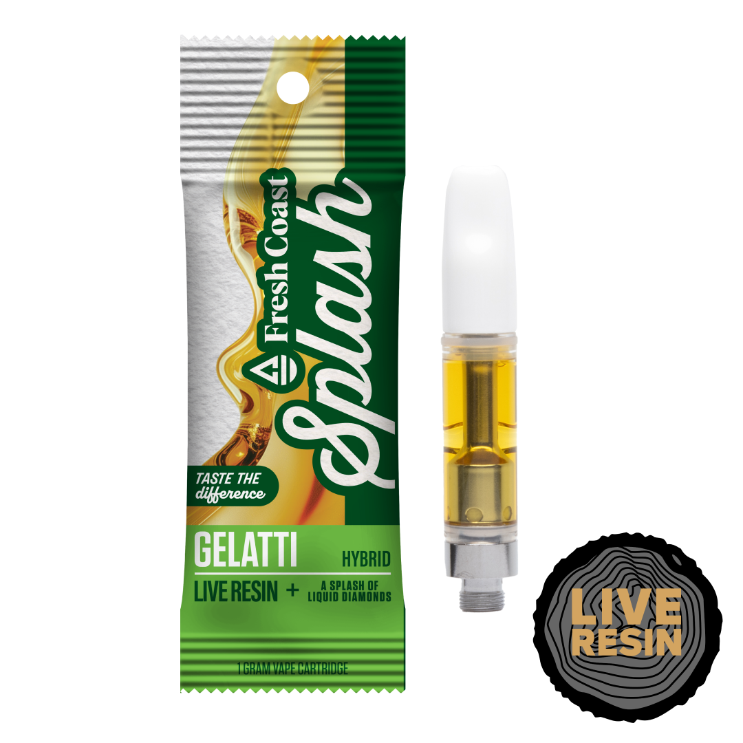 Photograph of product: Gelatti | Live Resin Cart Splash