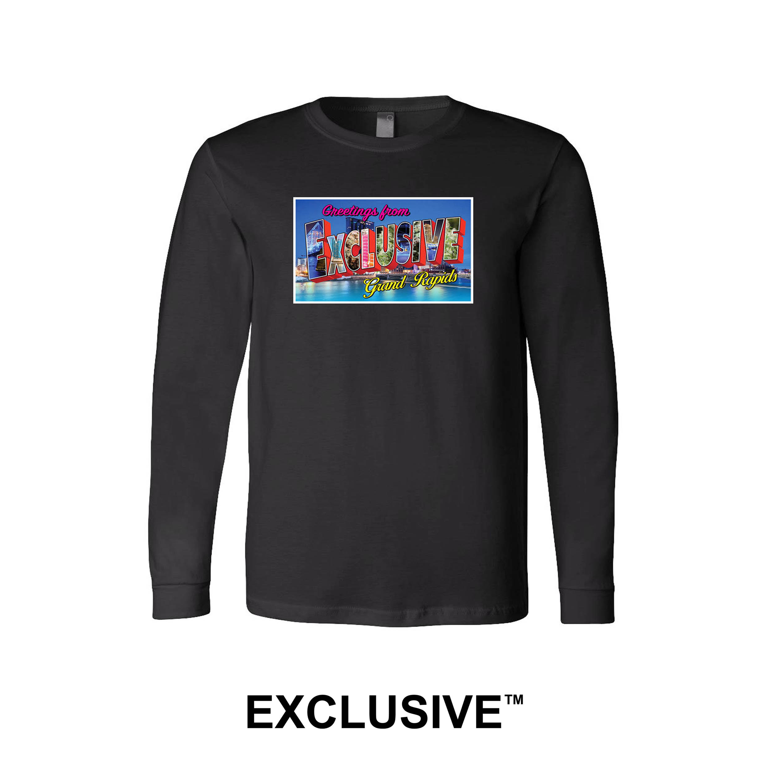 Photograph of product: Greetings From Exclusive Grand Rapids Long Sleeve Shirt - S