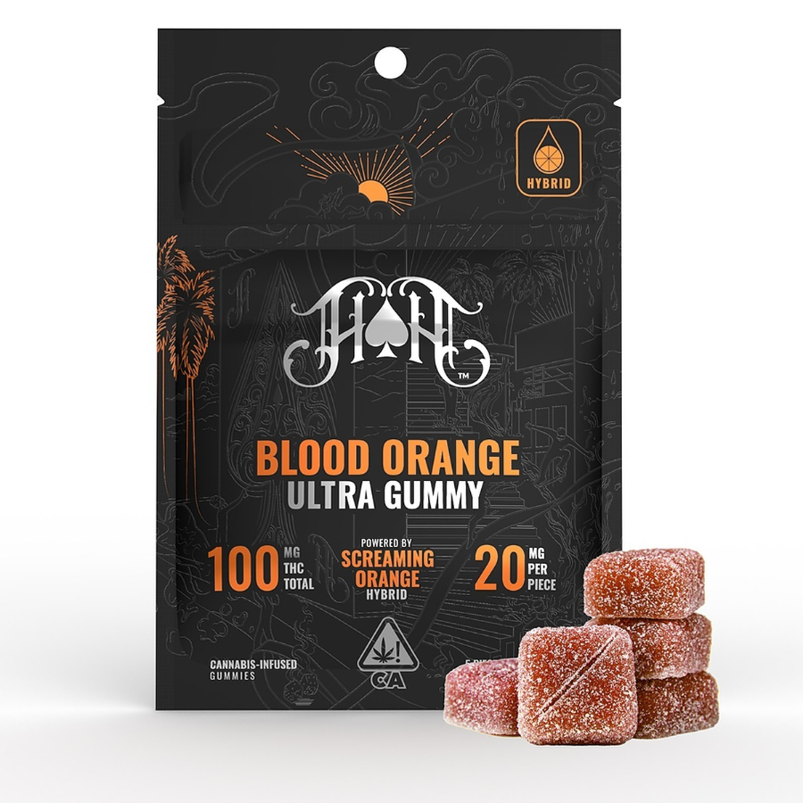 Photograph of product: Blood Orange [H] 100mg Gummies