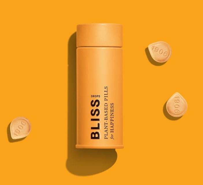 Photograph of product: 1906 Tablets 20pk/100mg- Bliss 1:1 (5mg CBD:5 mg TH-oui)