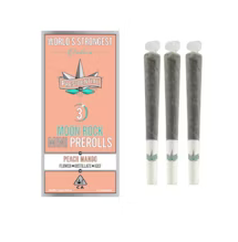 Photograph of product: Presidential Peach Mango Mini Infused PreRoll 3pk