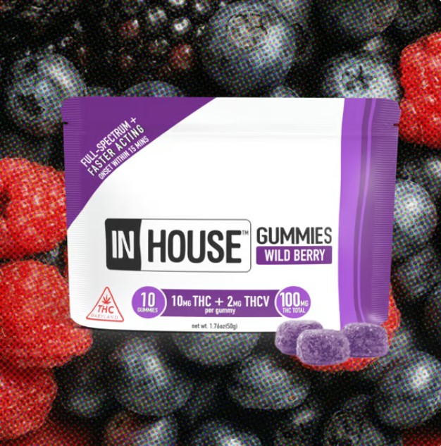 Photograph of Product: In House | Wild Berry Gummies | 10pk