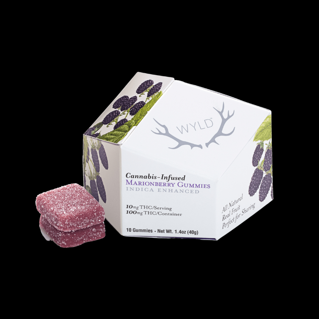 Photograph of product: Marionberry 100mg Edible WYLD