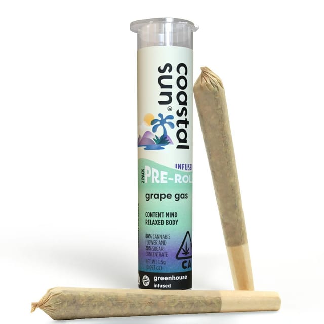 Photograph of product: Grape Gas | Greenhouse Pre-Roll 2pk x  0.75g - 
