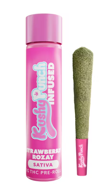 Photograph of product: 1g Infused Preroll | Strawberry Rozay