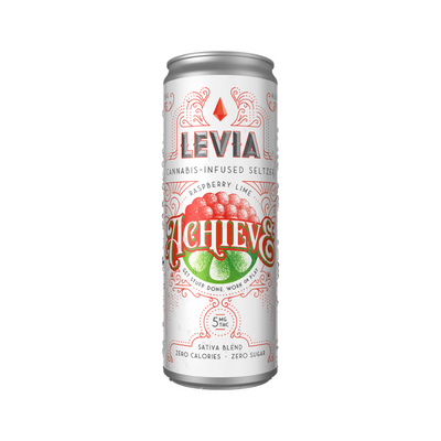 Photograph of product: Achieve Seltzer - Raspberry Lime 5mg