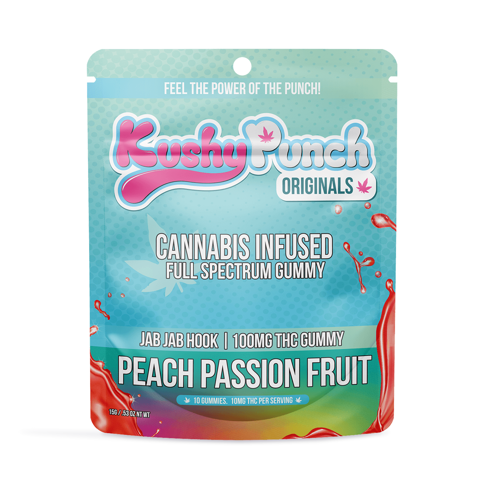 Photograph of product: Kushy Punch Gummies - Jab Jab Hook