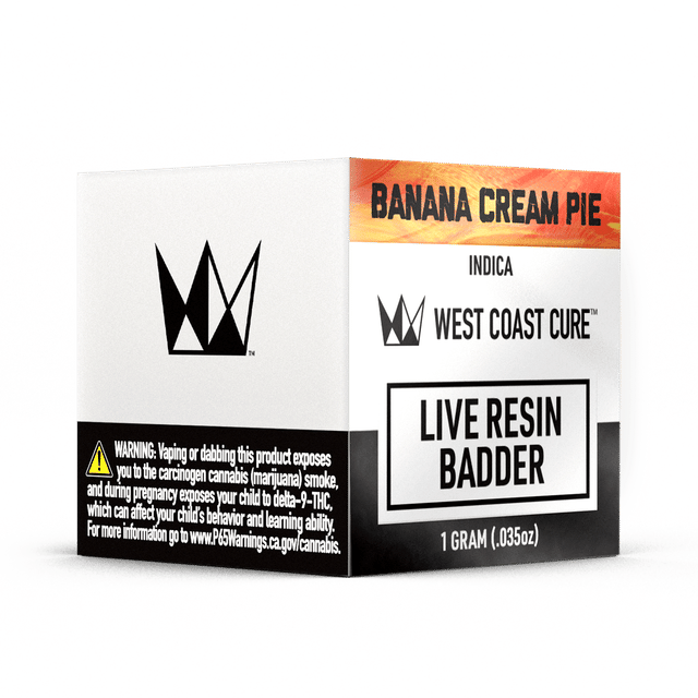 Photograph of product: Banana Cream Pie | 1g LR Badder - 