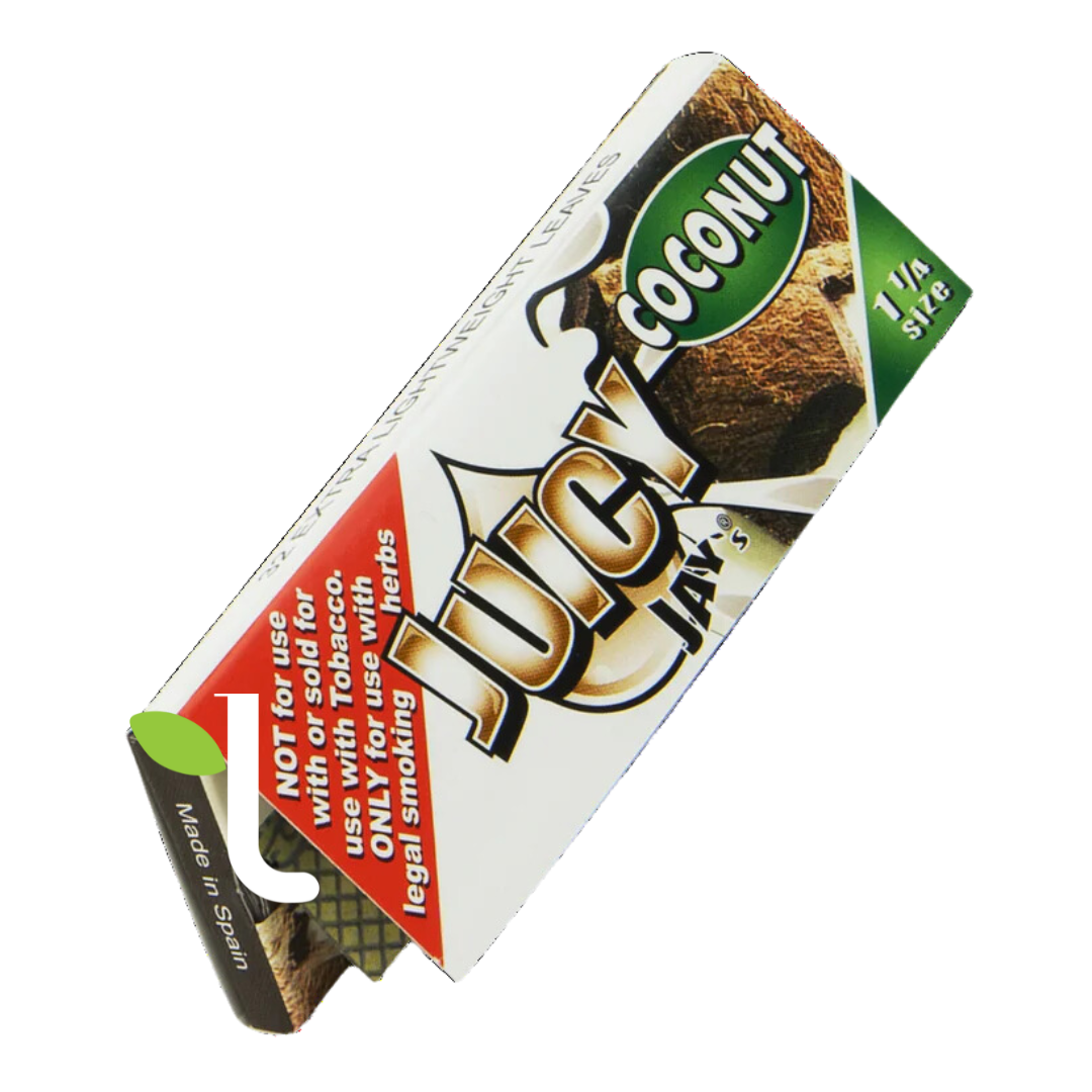 Photograph of product: Coconut | 1-1/4 Rolling Paper Leaflet