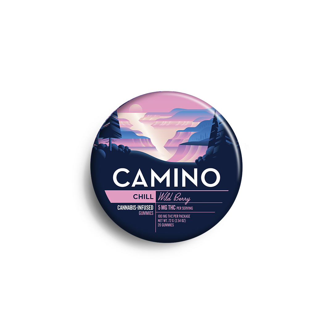 Photograph of product: Camino | Wild Berry - 100mg THC | 20pk