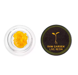 Photograph of product: Orange Glue (I) LIVE RESIN 1g - Raw Garden