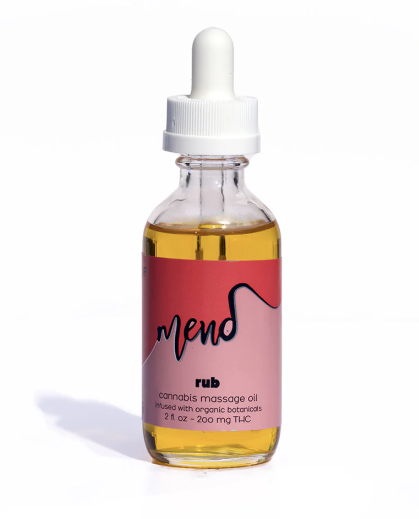 Photograph of product: Mend Botanical | Rub | 200mg TH-oui Oui'd Massage Oil