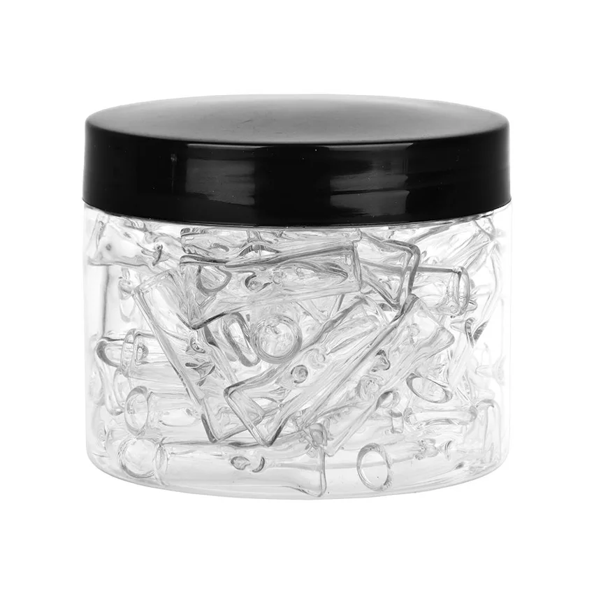 Photograph of product: Clear Glass Tips | Flat Tip | 10mm x 34mm