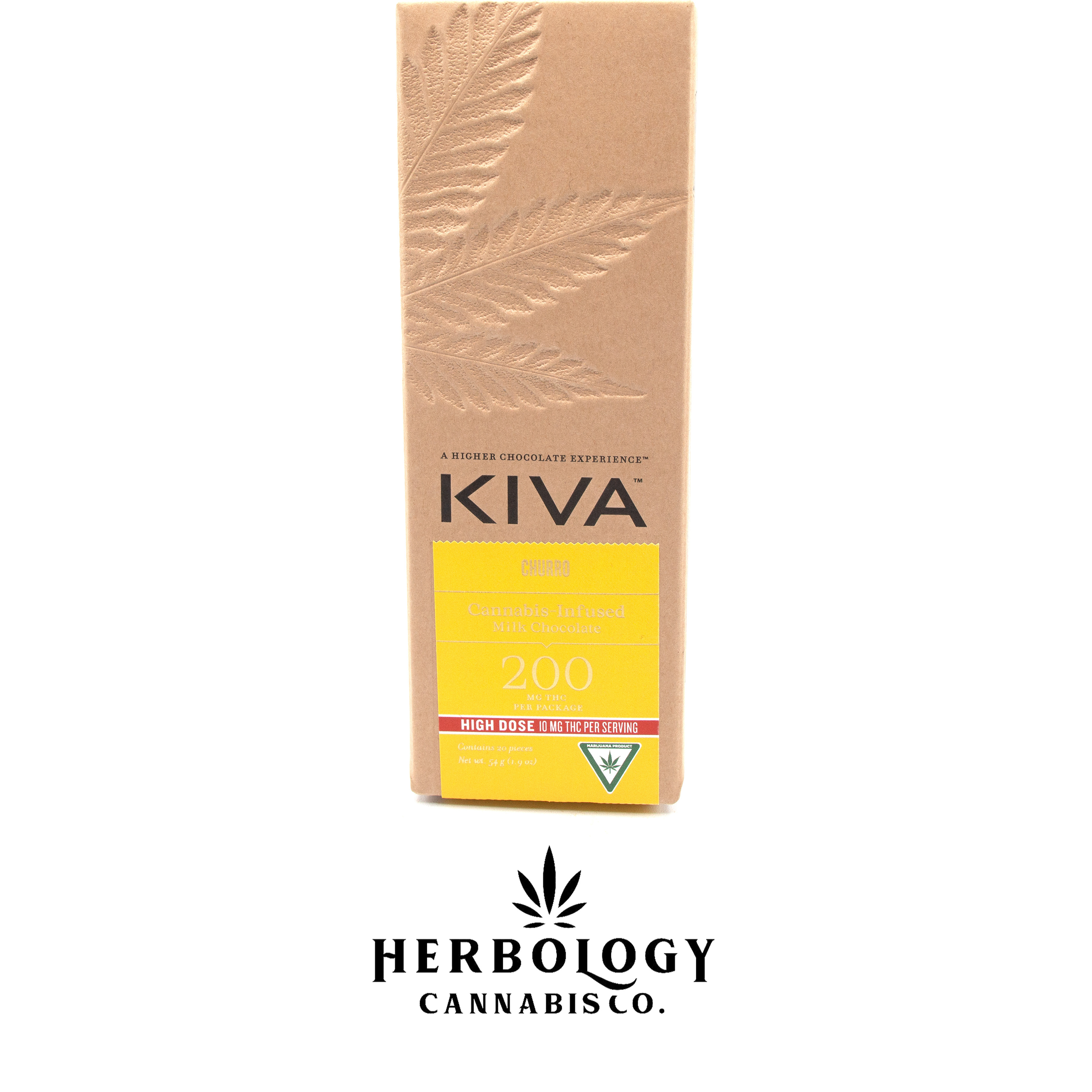 Photograph of product: Kiva | Bar | Churro | 200mg