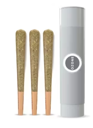 Photograph of product: Ozone Pre-roll 3pk/1.5g- PK Crasher
