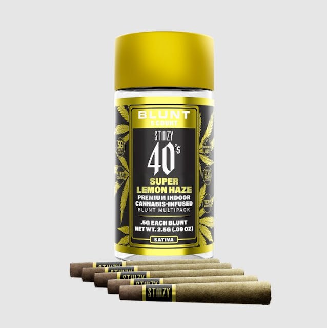 Photograph of product: $38.79 Mini Blunt Super Lemon Haze Stiiizy 40s - 